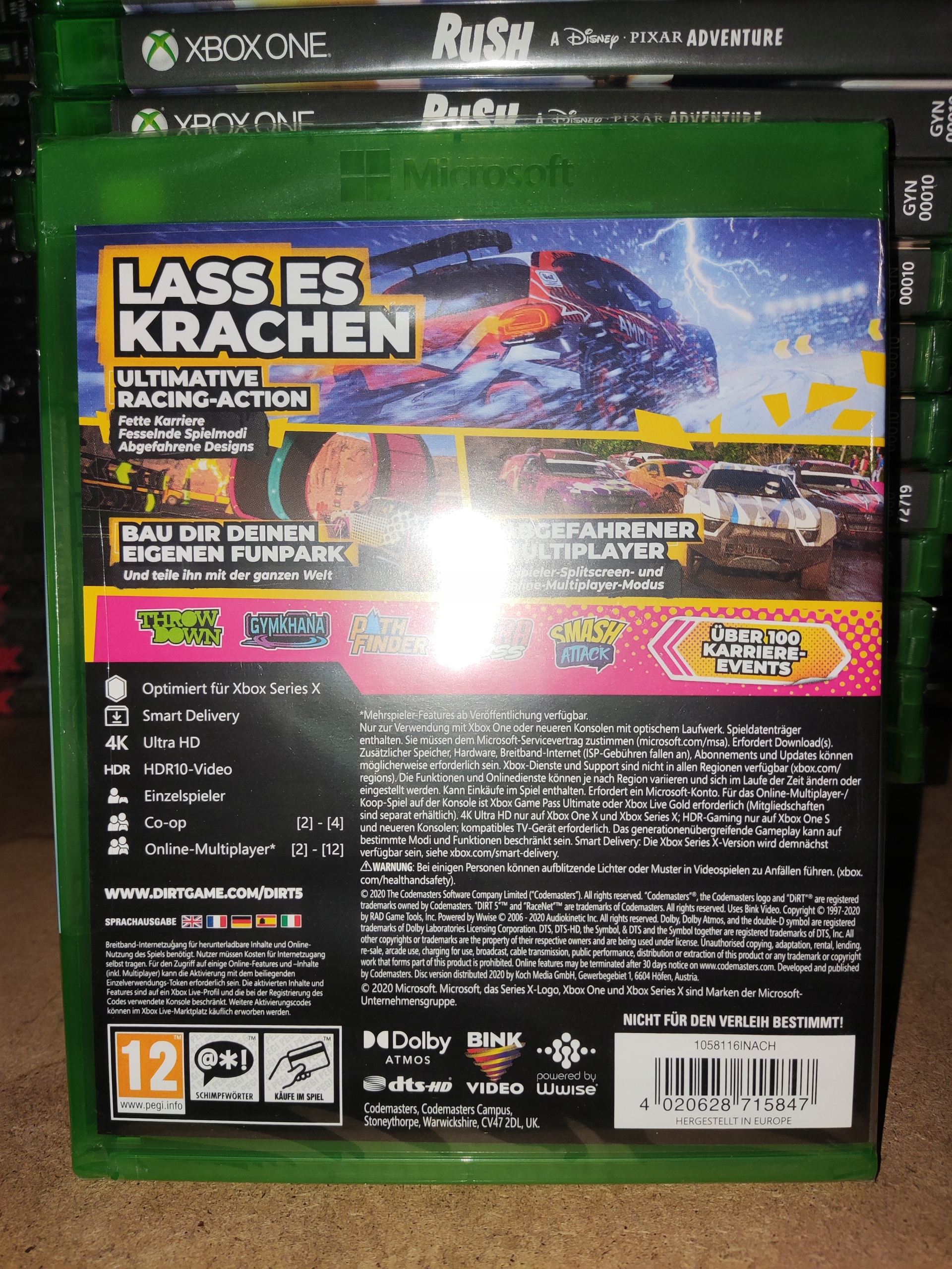 DiRT 5 XBOX SERIES X DAY ONE EDITION COLIN Tematyka wyścigi