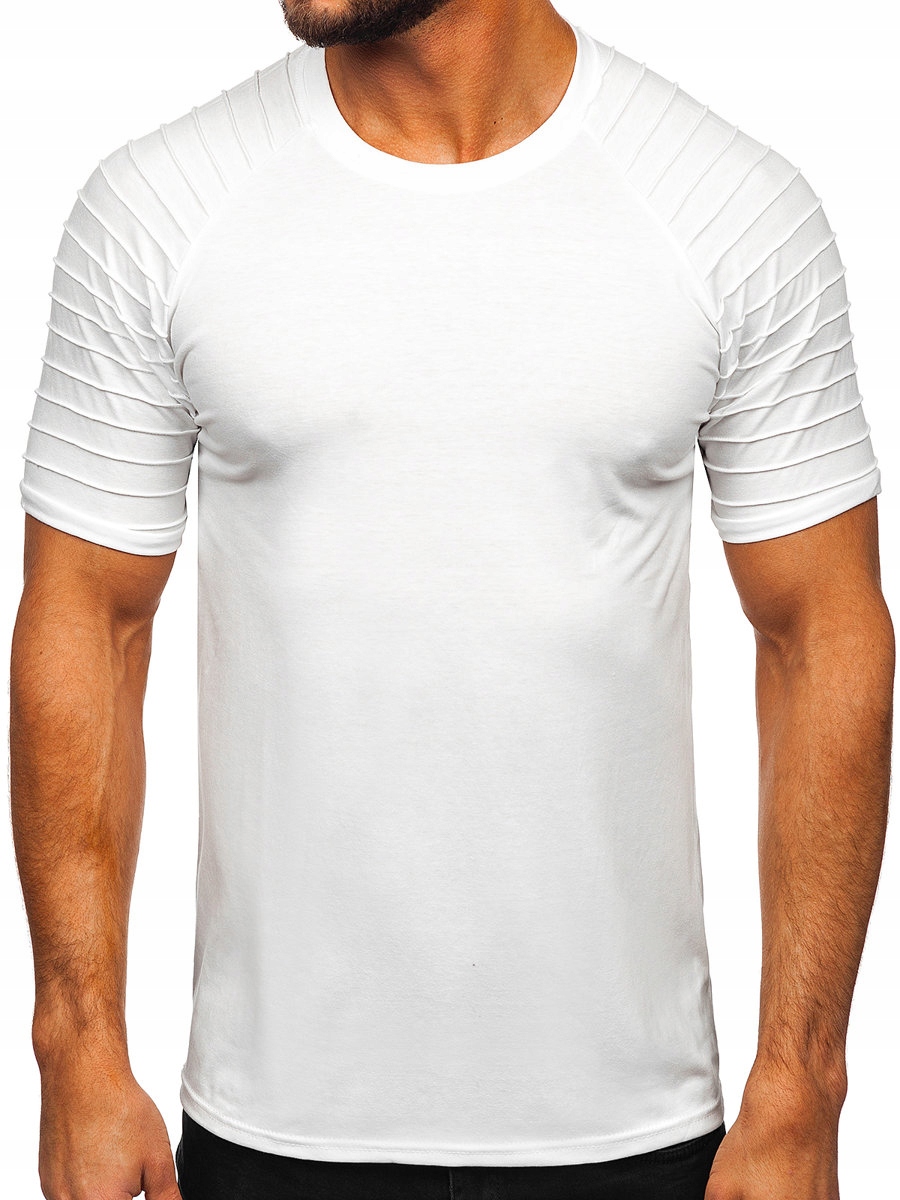 

T-shirt Męski Koszulka Biała 8T88 Denley_l