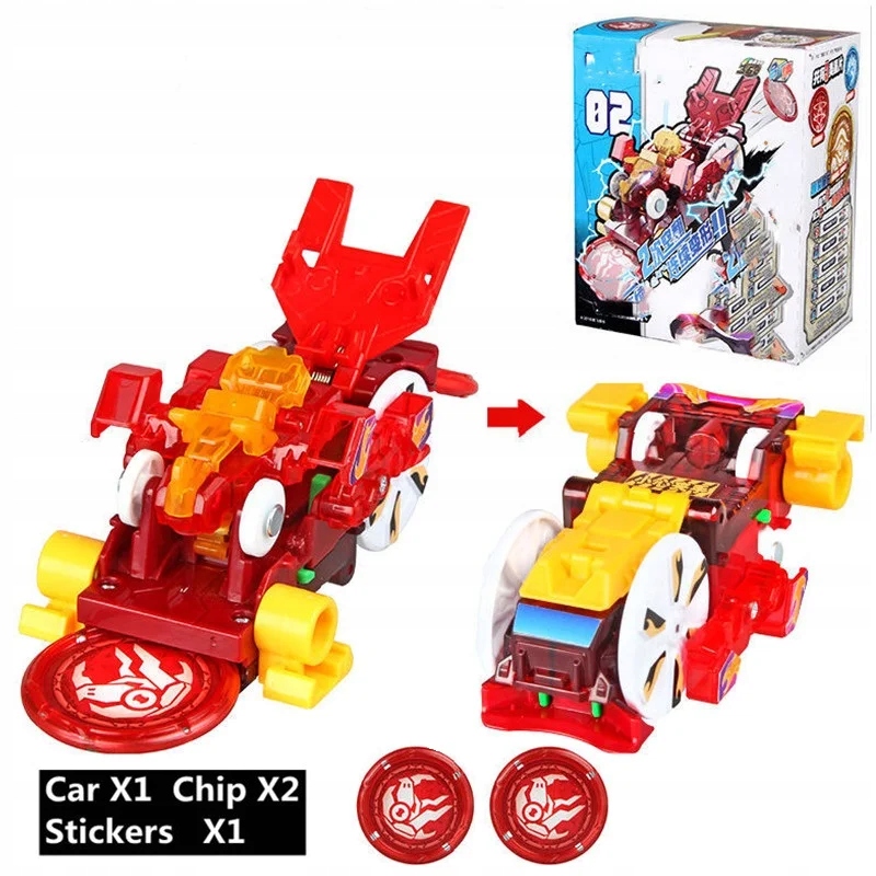 Screechers Wild Capture Wafer 360 Rotate Transformation Cars Burst Speed Wiek dziecka 5 lat +