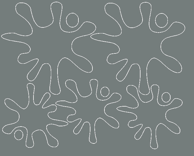 

Naklejki Kleksy naklejki maskujące szary