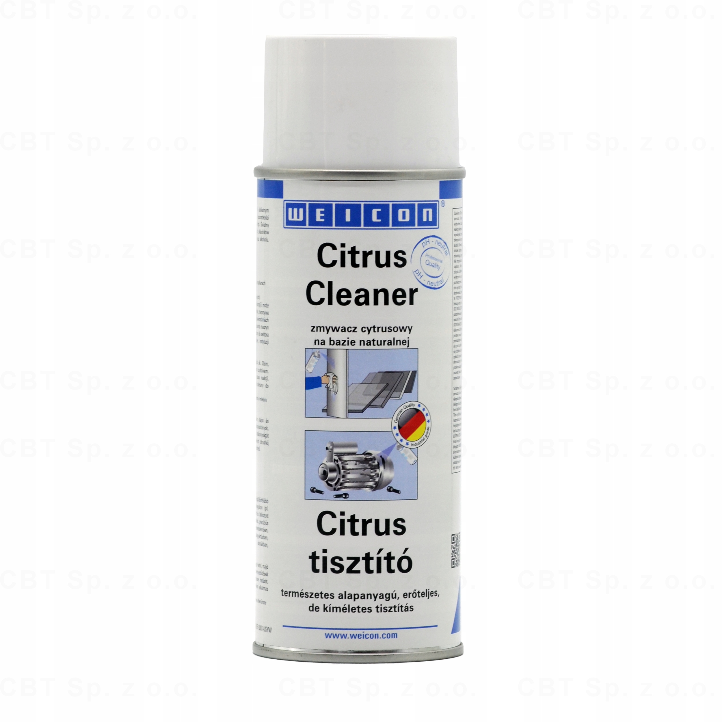 ZMYWACZ ODTŁUSZCZACZ CITRUS CLEANER SPRAY UNIWERSALNY DO DEZYNFEKCJI 75% Producent Weicon