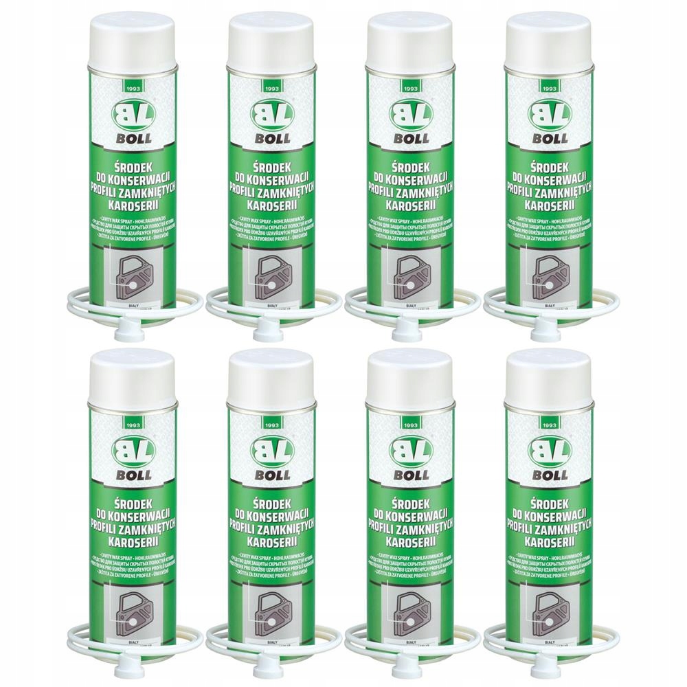 BOLL ŚRODEK DO KONSERWACJI PROFILI ZAMKNIĘTYCH SPRAY BIAŁY 500ML