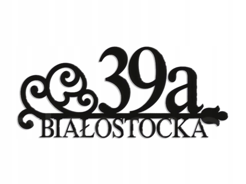 Číslo Na Dom 80 cm Tabuľa Adresa Ocel 2 mm Grafika 5382