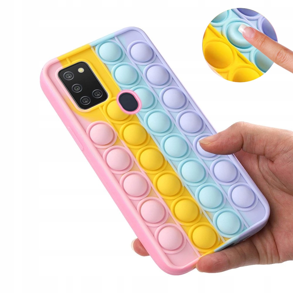 

Etui Bubble Pop It Push do Samsung A21S Szkło