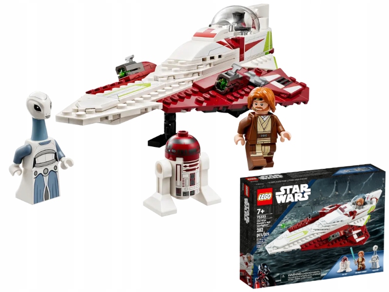 Lego 75333 Star Wars Sada Stíhačka Jedi Obi-Wana Kenobiho 7+ 282 Ks