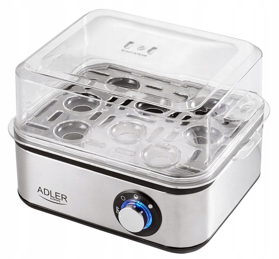 JAJOWAR AUTOMATYCZNY DO GOTOWANIA DO 8 JAJEK 800W ADLER AD4486 Marka Adler