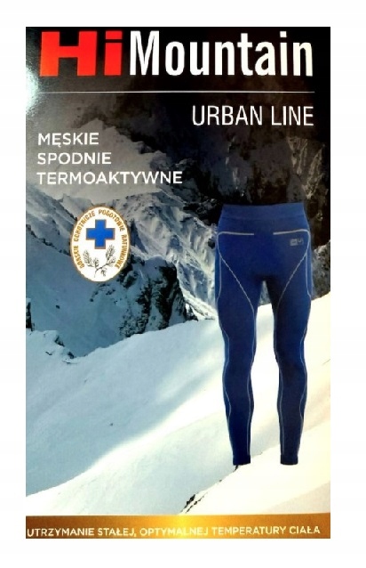 Męskie spodnie termoaktywne HiMountain M/L niebieskie