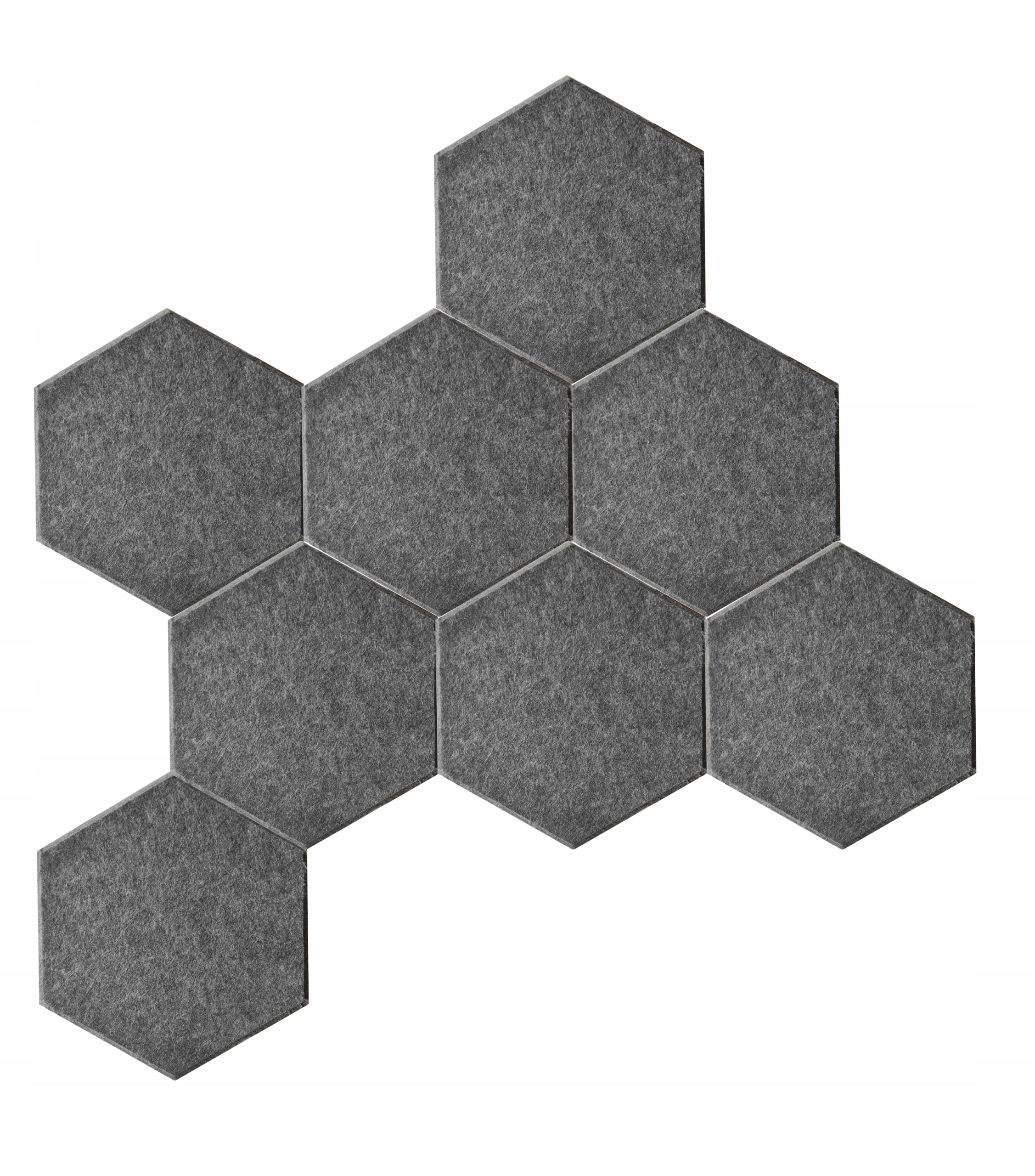 

Panele ścienne filc samoprzylepne 08 Hexagon 3D