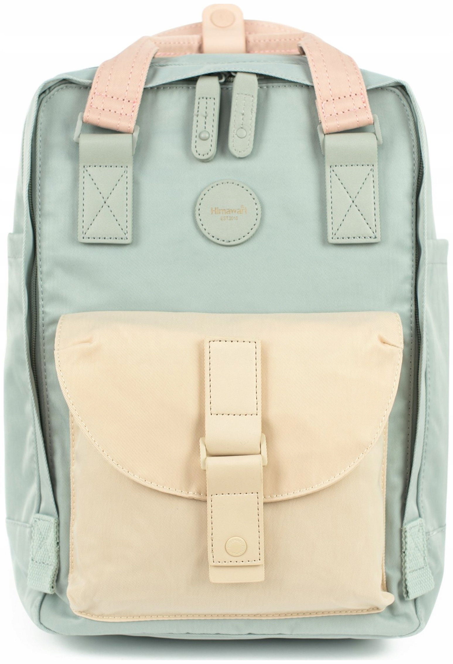 Batoh na notebook Himawari Cupcake S – prostorný organizér, světle modrý