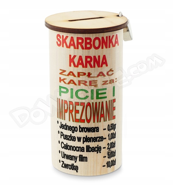 

na urodziny Skarbonka wersja Imprezowa