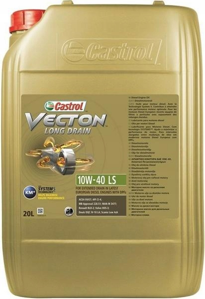CASTROL VECTON LONG DRAIN LS 10W40 E6/E9 20L Pojemność opakowania 20 l