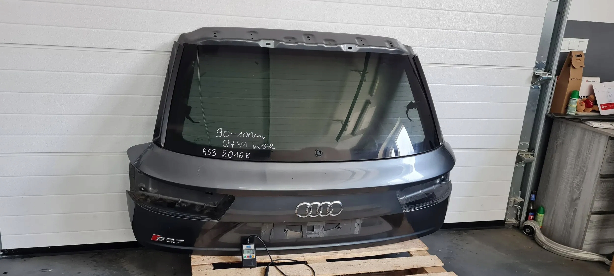 Q7m II КРИШКА БАГАЖНИКА ЗАД. ЗАДНЯ СКЛО As36r Lz7s