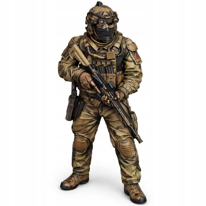 Figurka Nowoczesne Siły Specjalne 4 Model 3d Skala 1:48