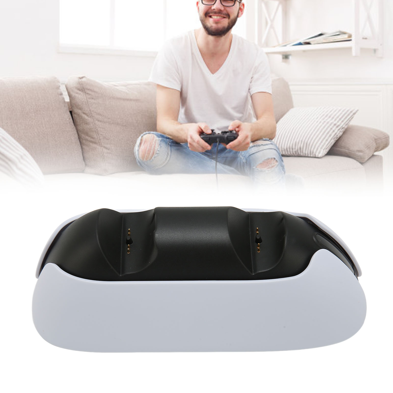 Stacja ładująca do pada PS5 z wskaźnikiem LED