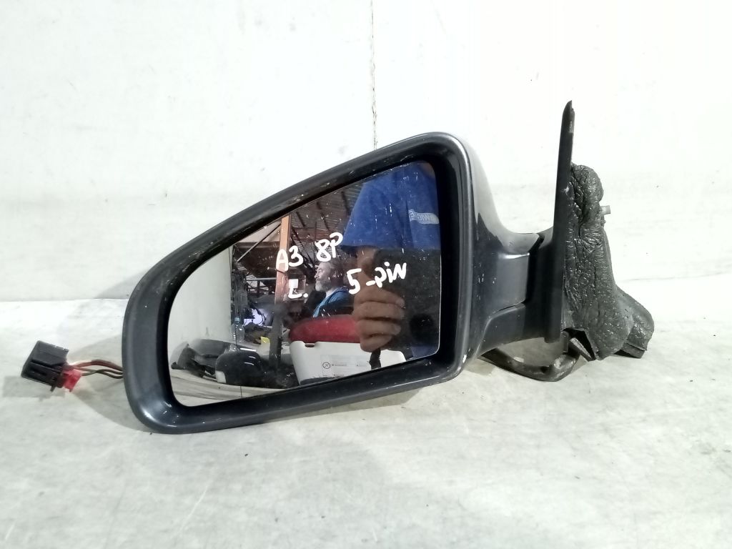 Audi A3 8P mirror left electrics 5PIN