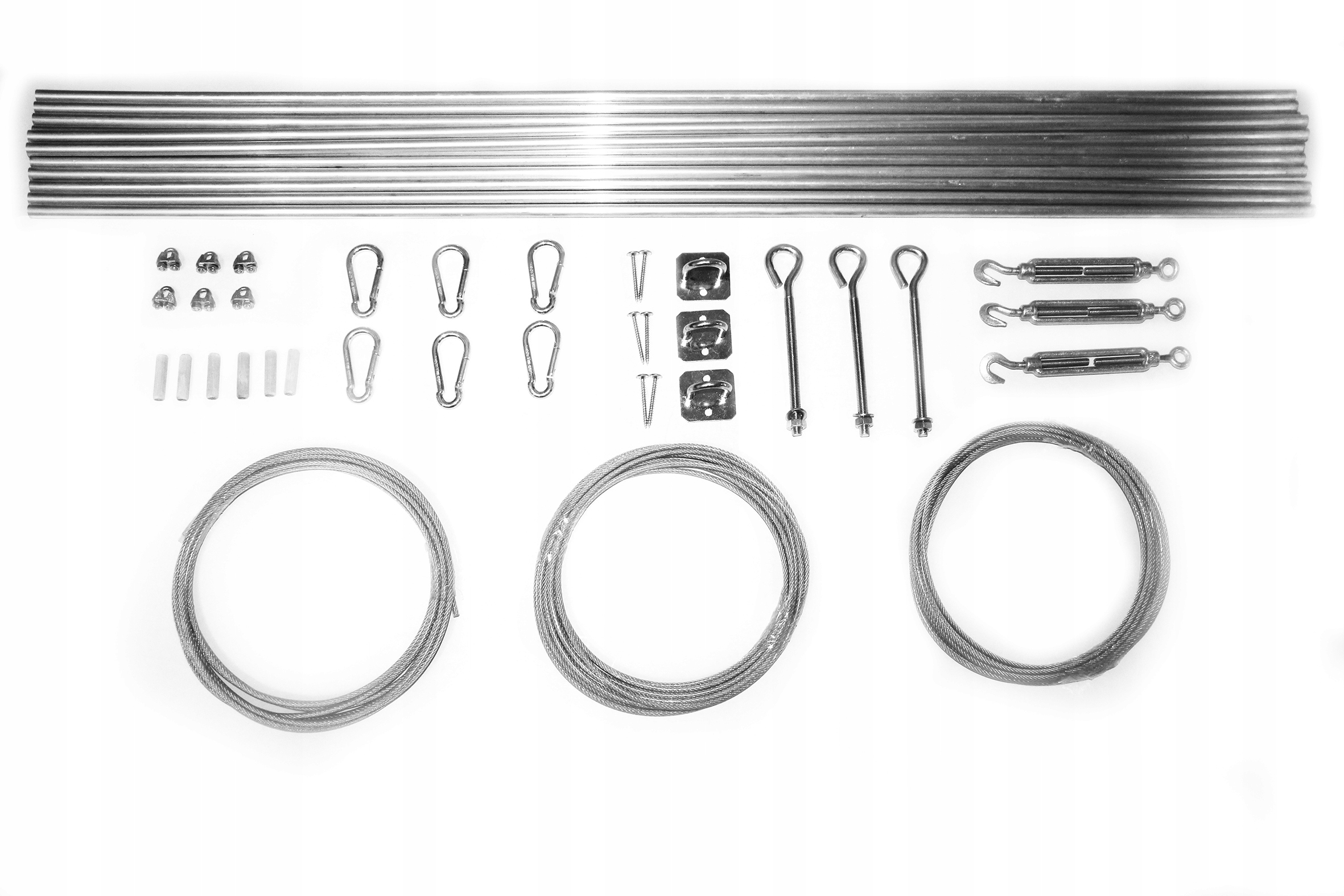 Sada Pro Montáž Venkovních Horizontálních Římských Rolet Na Kov – Malá