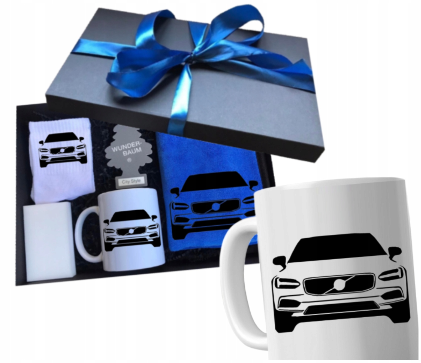 Sada automobilového hrnku dárek pro řidiče auta Volvo – vychytávky