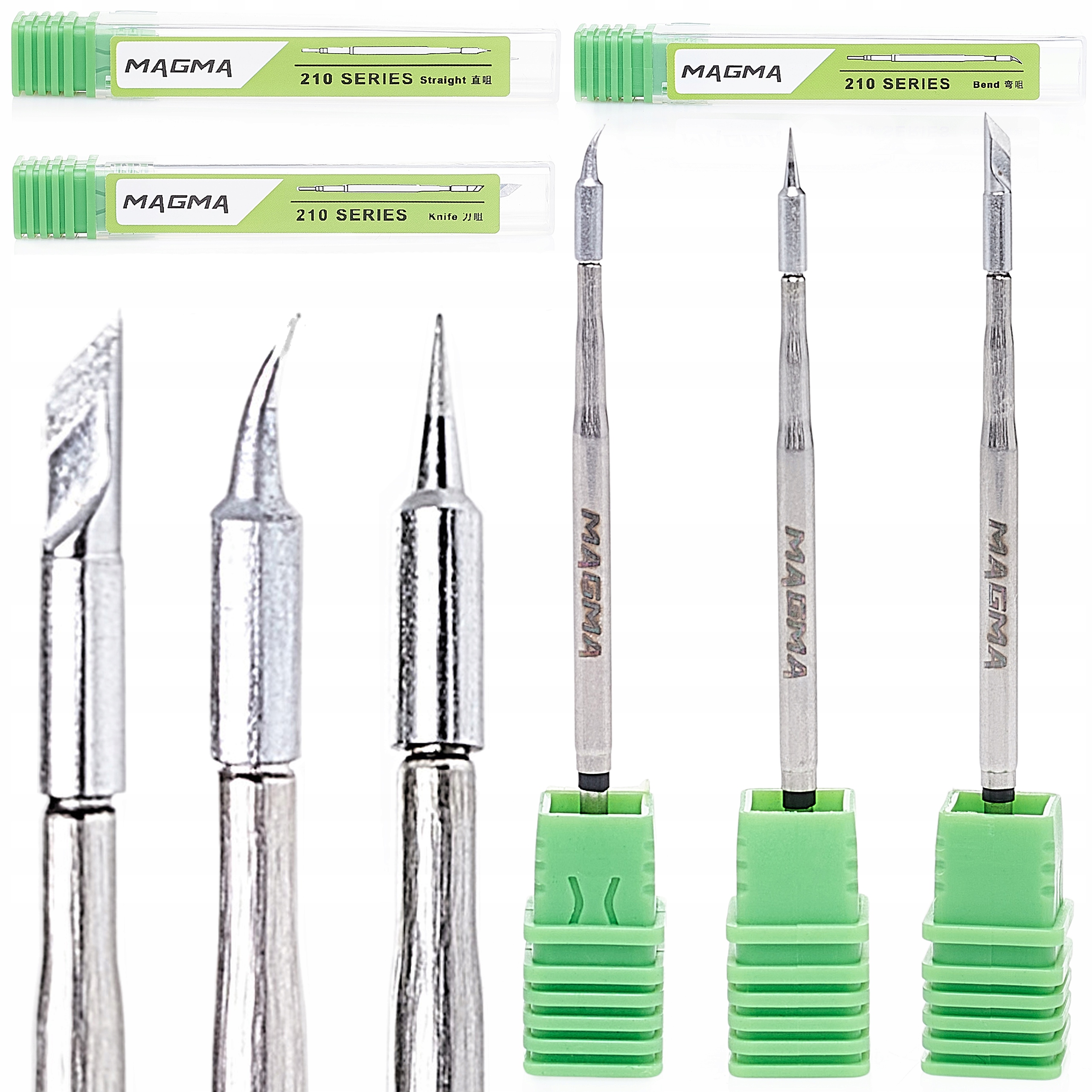 Set 3x Grot Magma 40W C210 I K S Pro Páječku Yihua Aixun Jbc Oss Sugon