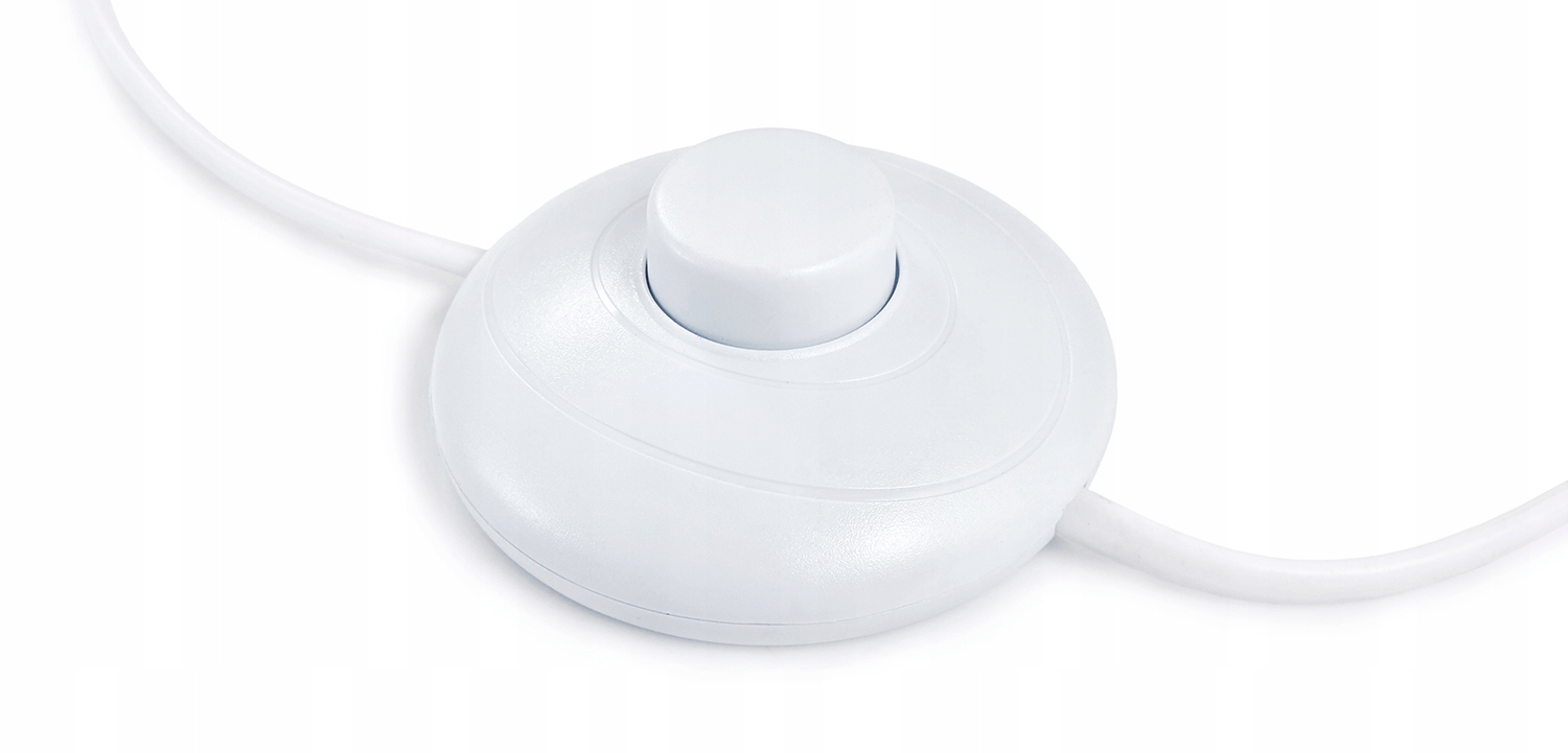 WŁĄCZNIK NOŻNY PRZEWÓD ZASILAJĄCY WTYCZKA BIAŁA Producent Inna