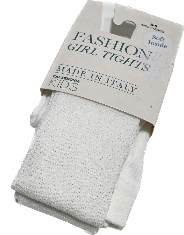 RAJSTOPY CALZEDONIA KIDS 132 -138 8 - 10 Y BIAŁE