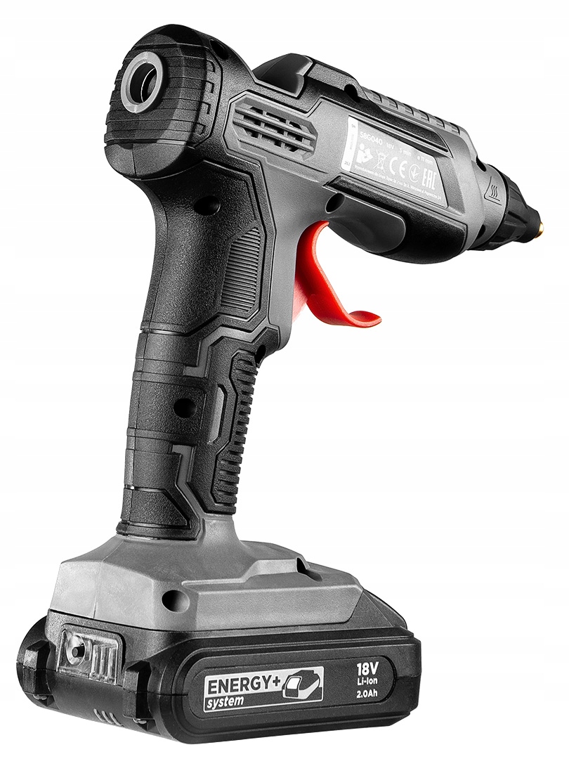 Pistolet klejowy Energy+ 18V, GRAPHITE 58G040 Temperatura maksymalna 210°C