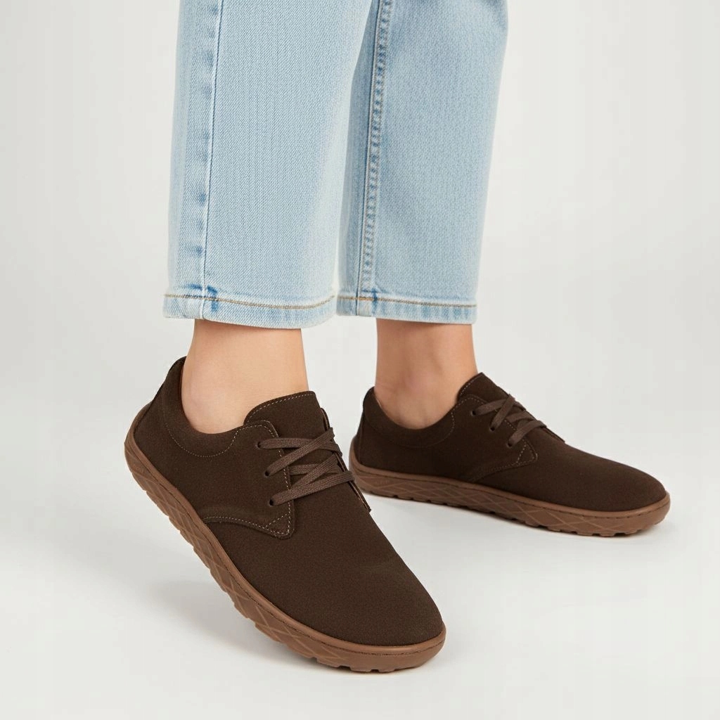 Dámské barefootové polobotky Armodo, hnědé, velikost 10200