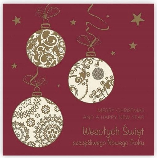 KARNET LAURKA KARTKA BOŻE NARODZENIE 1 SZT KOPERTA