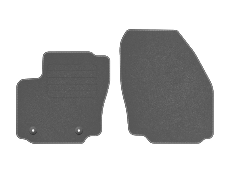 Ford Galaxy II 2006 – 2012 velurové koberce Šedý Přední Std