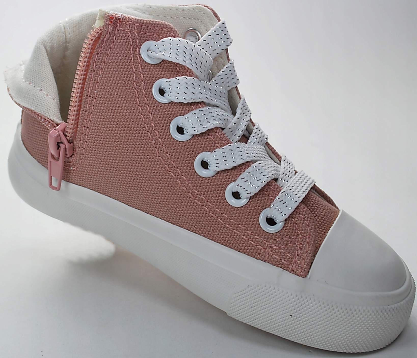 TRAMPKI PUDROWY RÓŻ RÓŻOWE kwiaty zamek r 30 Płeć dziewczynki