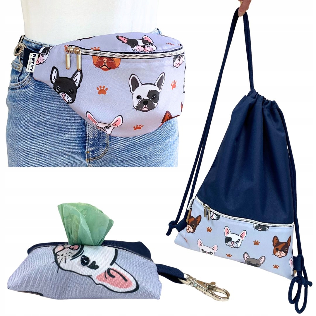 Sada batoh dámský brašna ledvinka brašna zásobník na hovínka