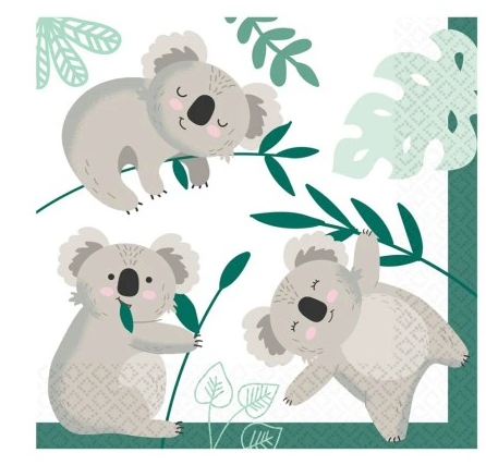 

Serwetki papierowe Koala 33x33 cm, 16 szt
