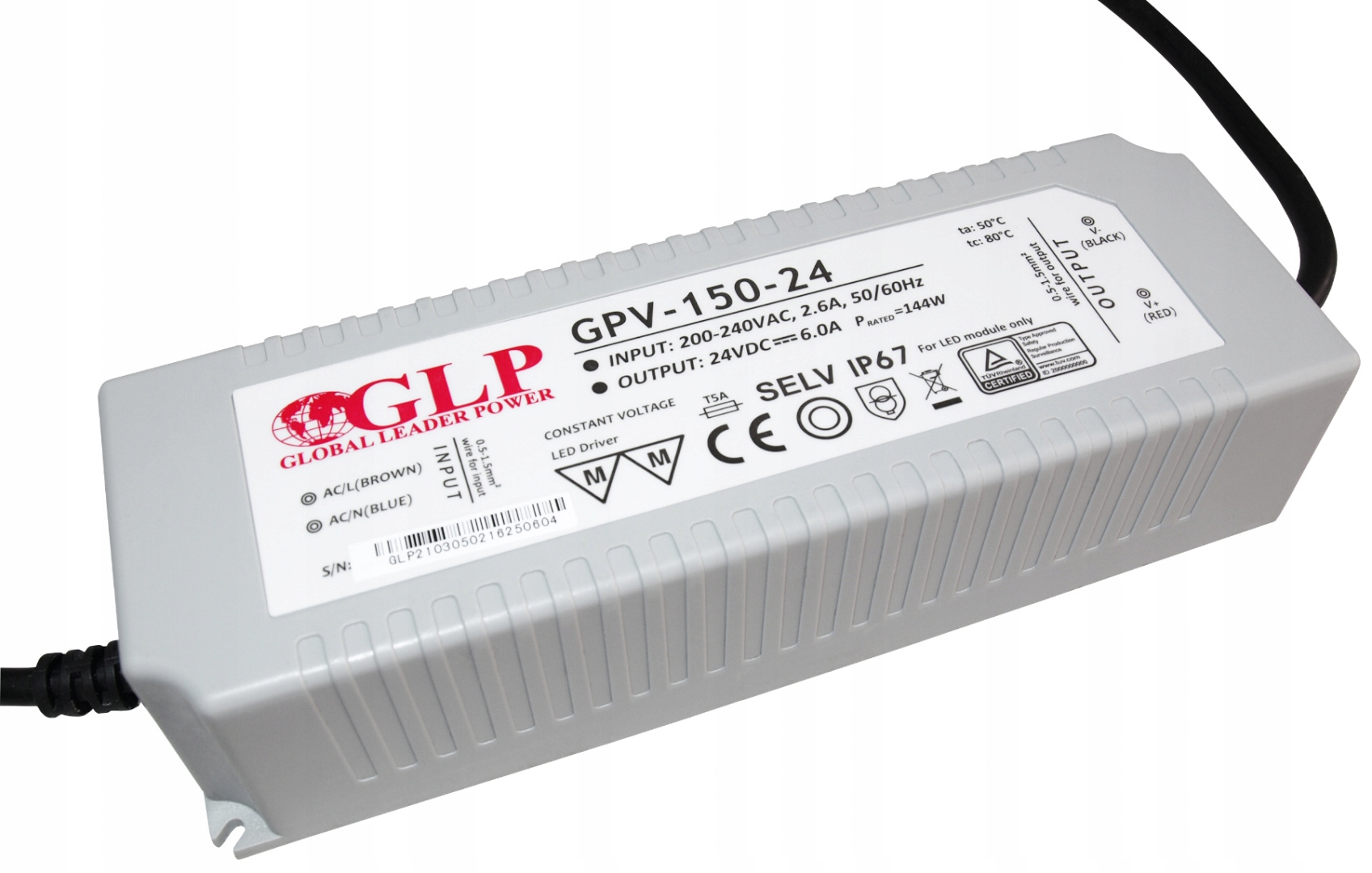 

Transformator Led Hermetyczny IP67 24V 144W 150W