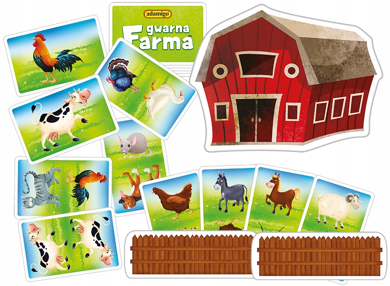 WESOŁA GRA RODZINNA GWARNA FARMA 07530 Wydawca Adamigo