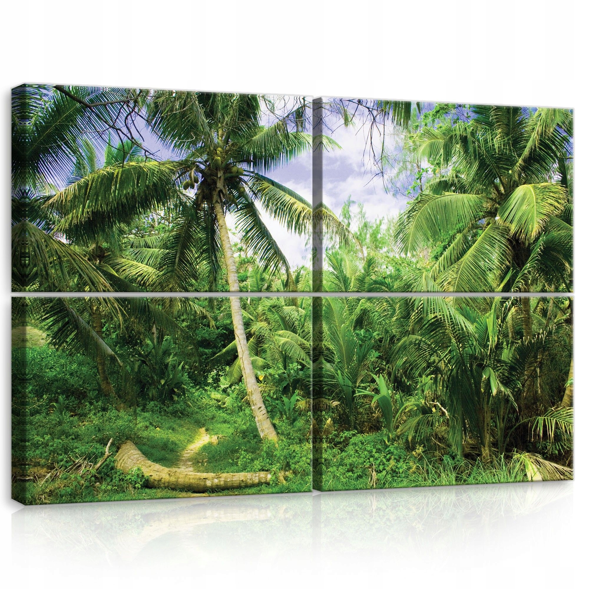 Obraz 120x80 Tropické džungle palmy zelená príroda exotika les raj
