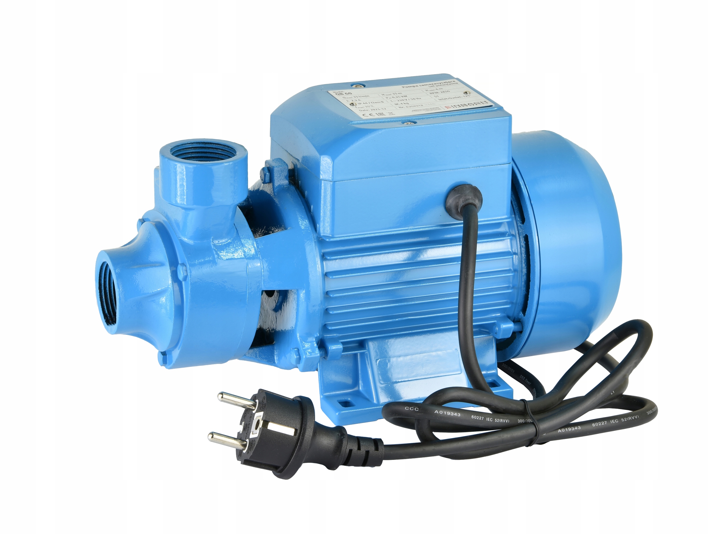 Pompa Do Wody Studni Podlewania QB60 Hydroforowa Ogrodowa Mała Mocna 250W