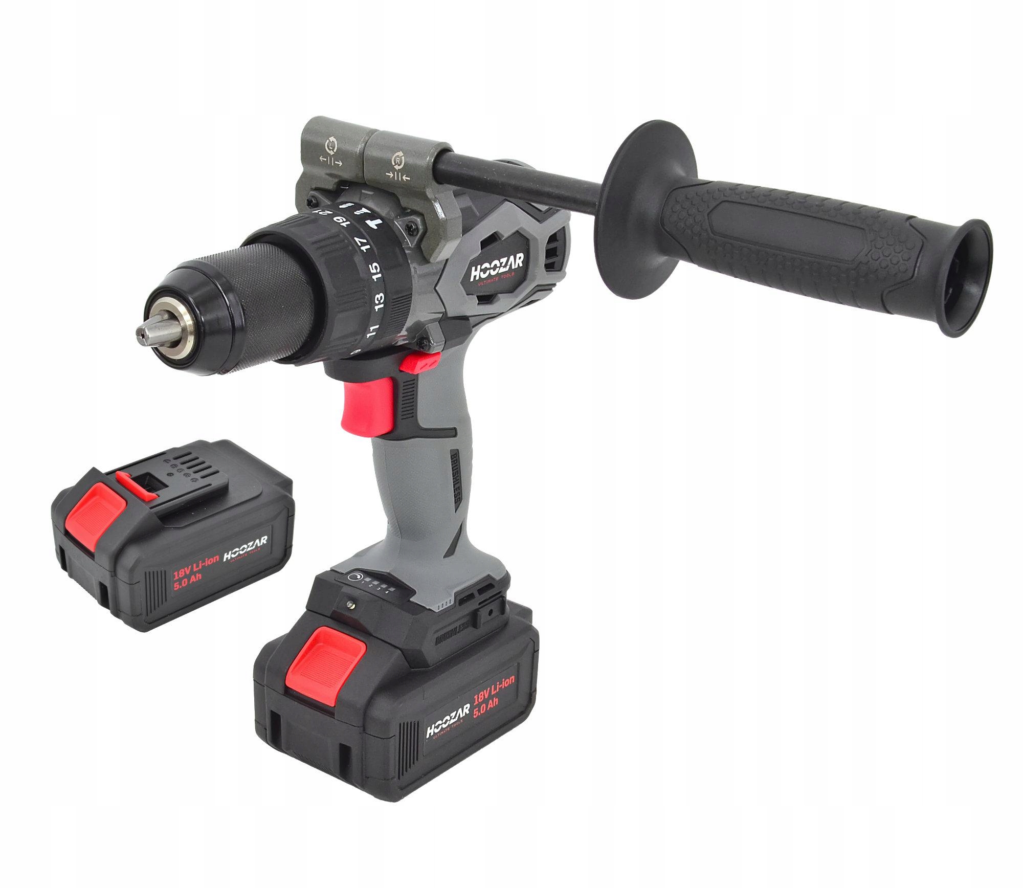 Hoozar Aku Šroubovák 18V 2x5.0Ah 135 Nm CDH135BL-T2