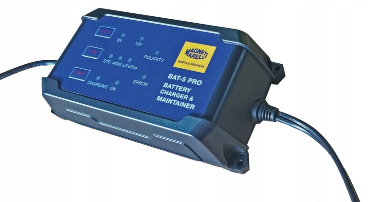 ŁADOWARKA PROSTOWNIK BATTERY CHARGER BAT-5 PRO MAGNETI MARELLI