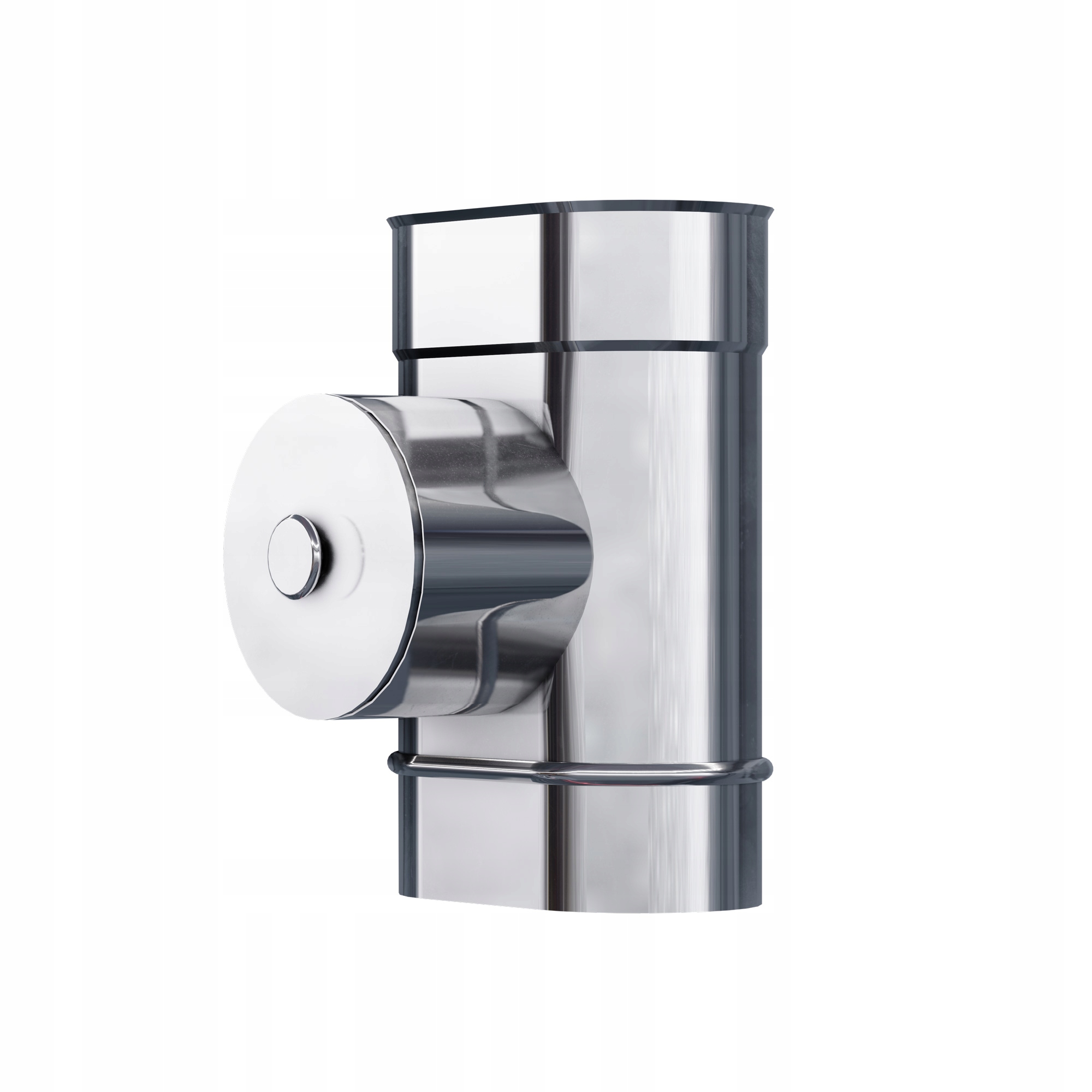 Ko Trojúhelníková čistička s deklem oválná 110 x 200 mm gr 1,0 mm komínová vložka