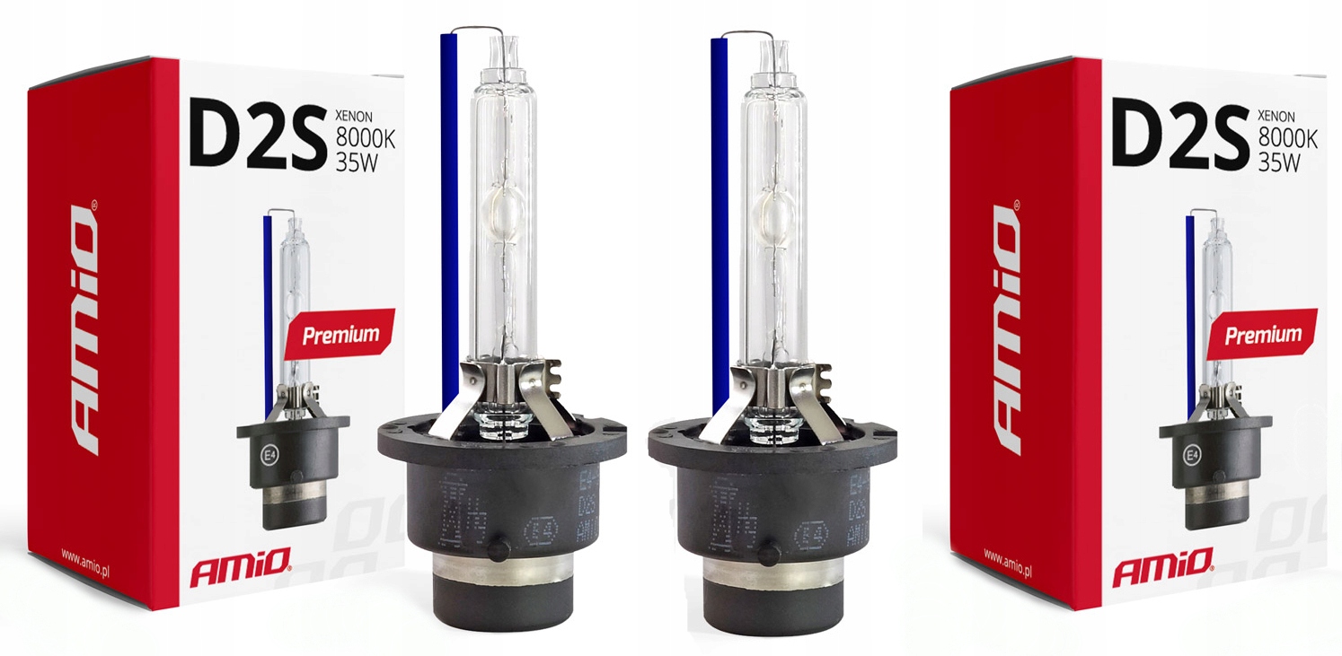 

2x D2S Żarniki Xenon 8000K Homologacja Premium
