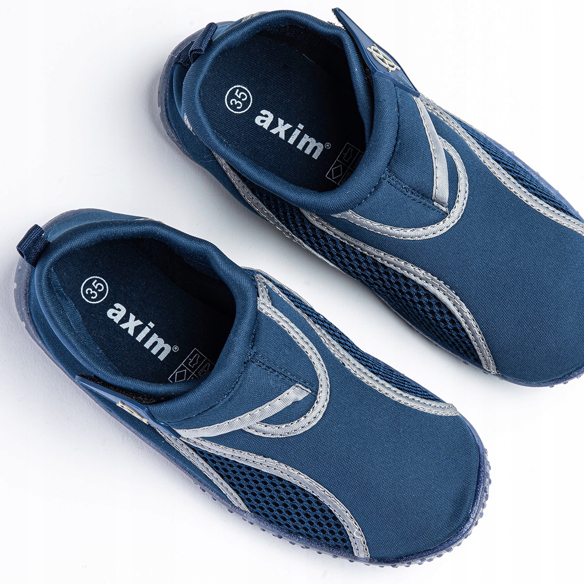 AXIM 22703 BUTY DO WODY PIANKOWE DZIECIĘCE GRANATOWE R 27 Kolor niebieski