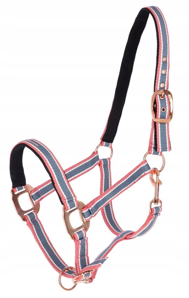 KANTAR DLA KONIA CORA SZARO-RÓŻOWY-BIAŁY PONY COVALLIERO Rodzaj Kantar