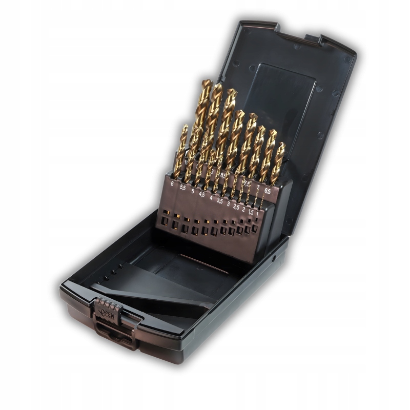 Sada Vrtáků Do Kovu HSS-CO5 Inox Master 1,0 MM Až 10,0 MM Bmmtools 1954