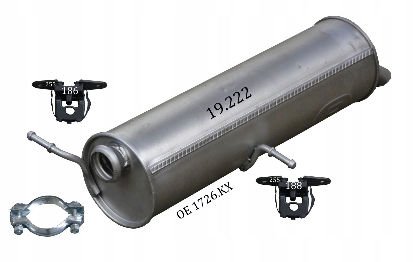 19.222 - PEUGEOT 307 1.6 2.0 HDi Універсал глушник