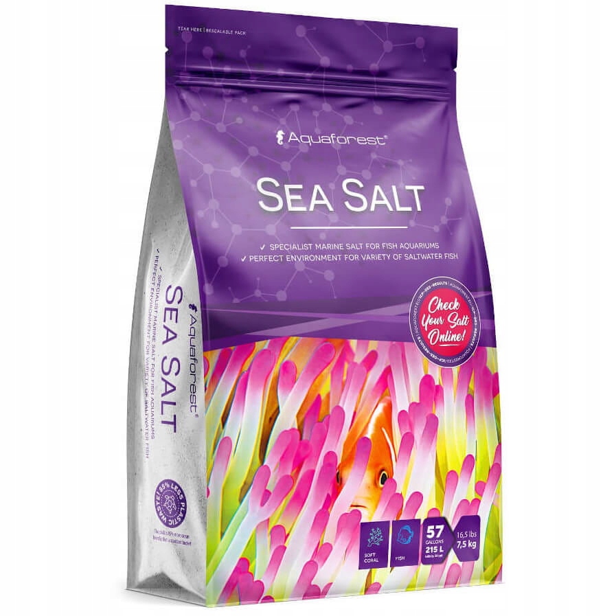 Levně Aquaforest Sea Salt 7,5 kg – sůl do mořského akvária