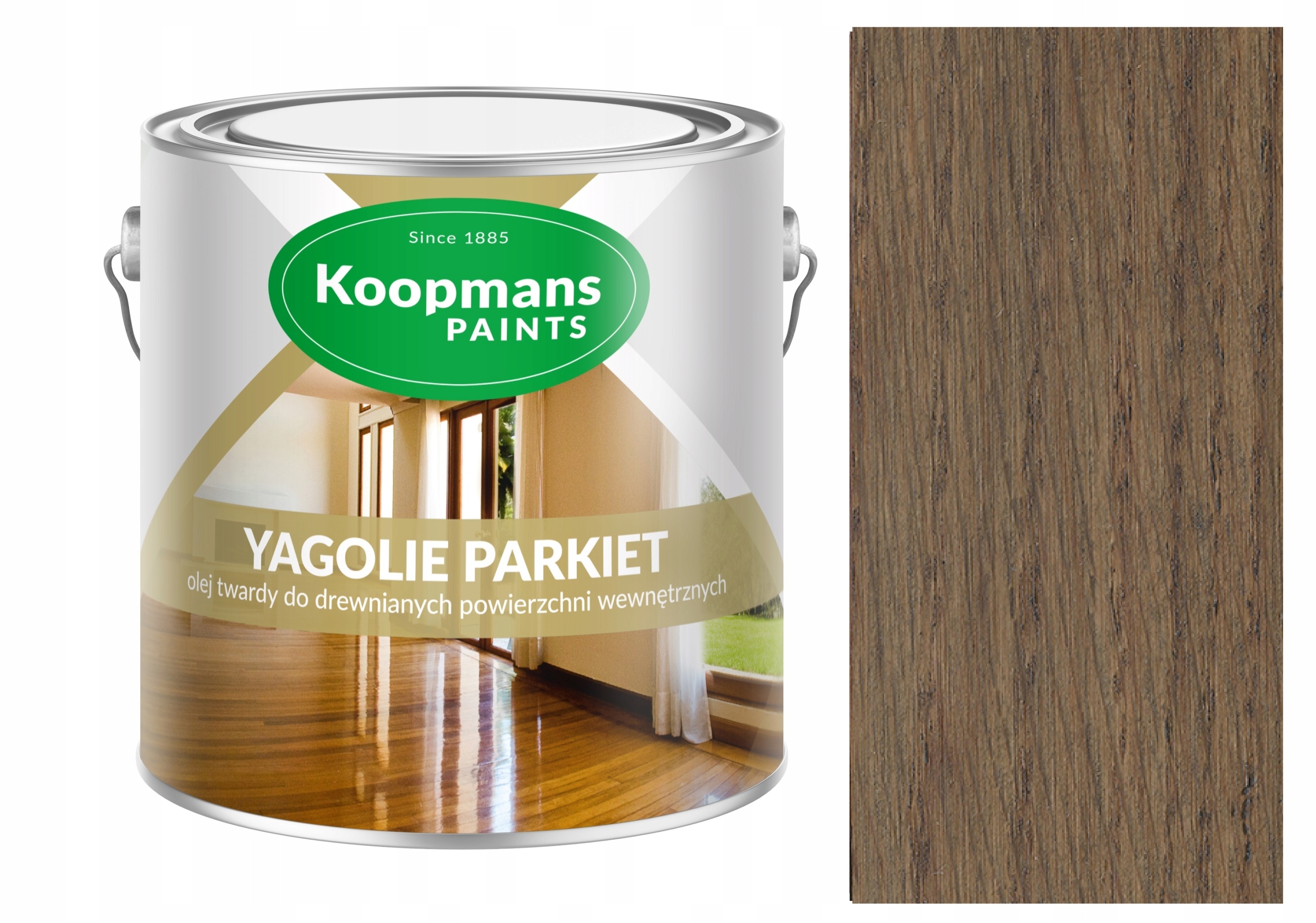 Koopmans Yagolie Parkety Tvrdý Olej Na Drevo 2,5 L Starý Dub 06