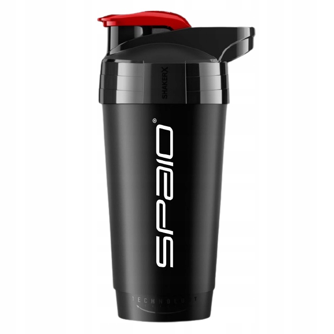 Shaker Spaio 01 700 ml czarno/czerwony