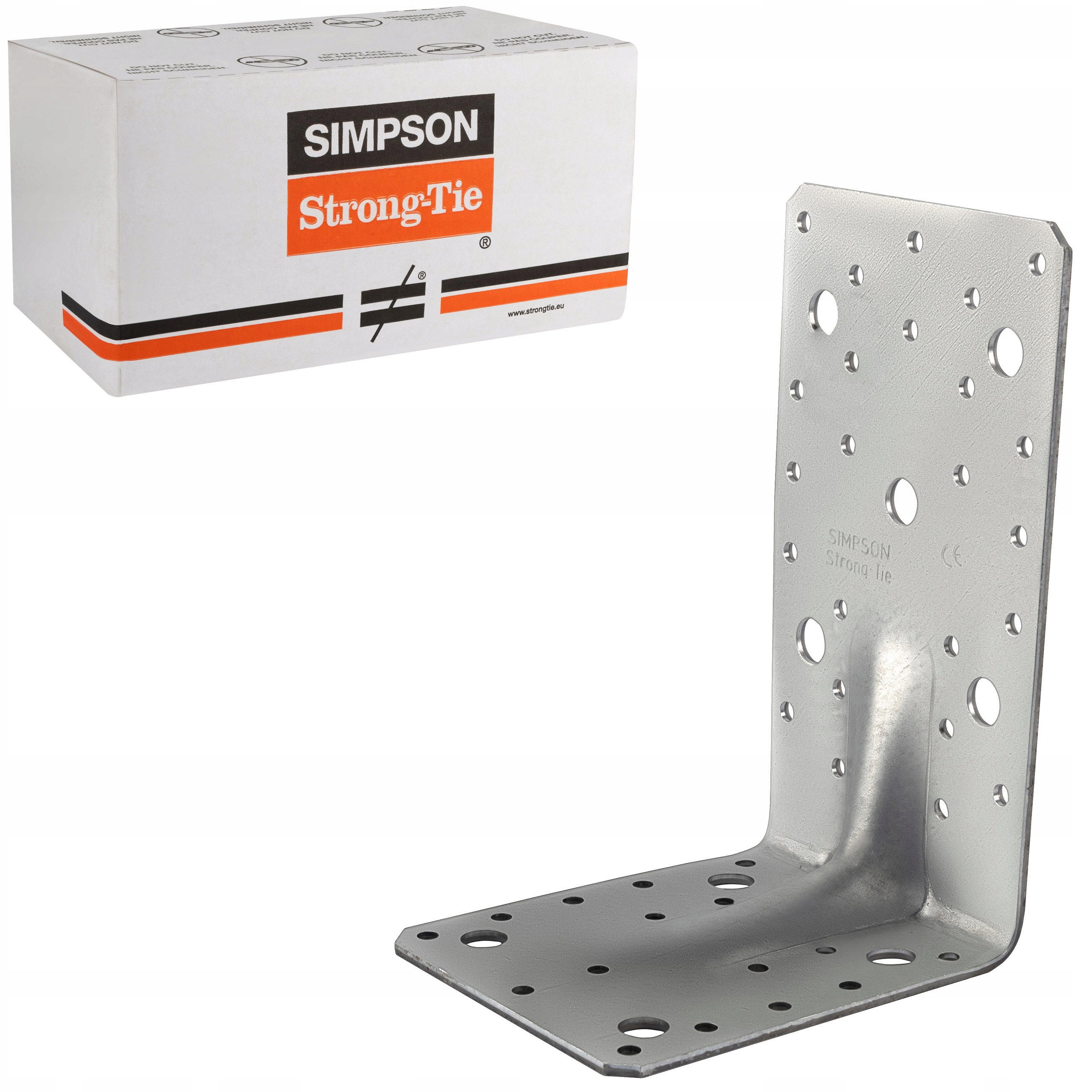 Tesárske spojky uholníky 170x113x95 x 3mm 25ks oceľové Simpson E20/3