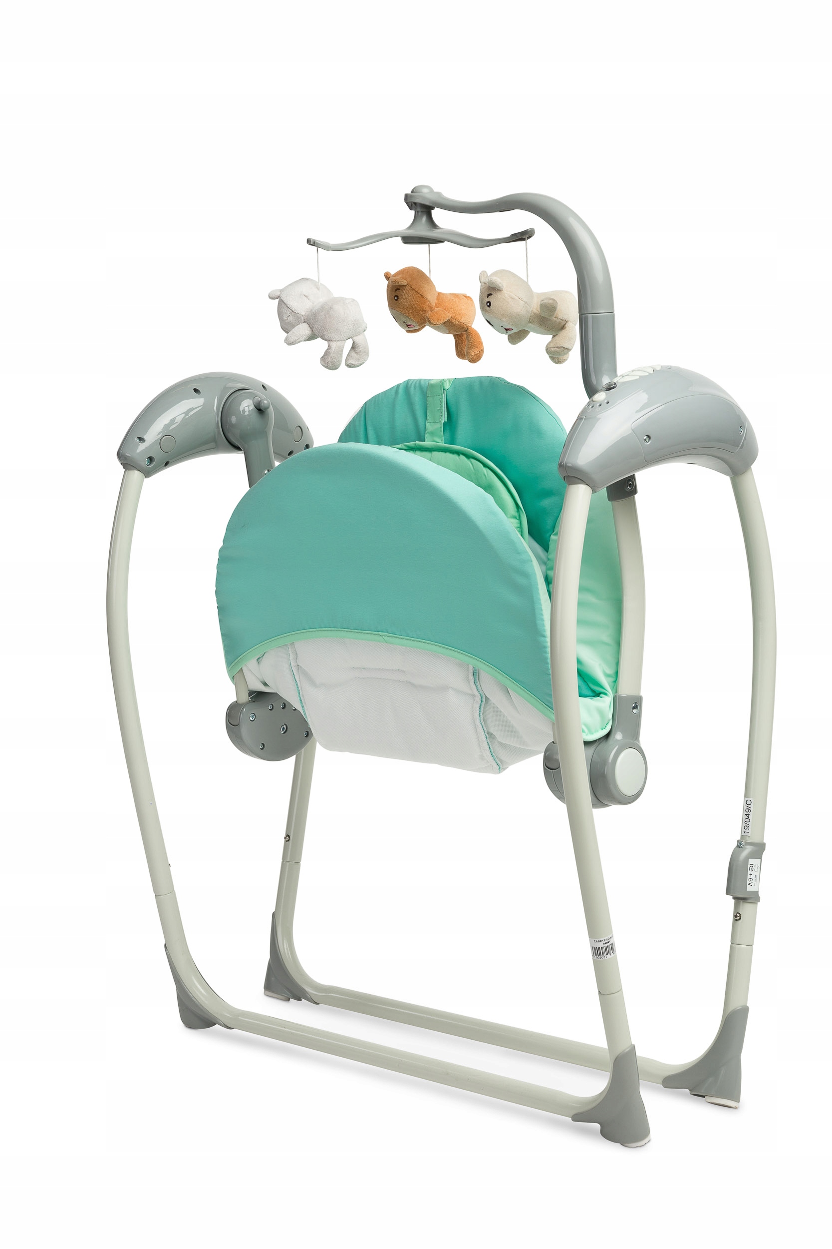 CARETERO LOOP HUŚTAWKA ELEKTRYCZNA LEŻACZEK MINT Waga produktu z opakowaniem jednostkowym 4.6 kg