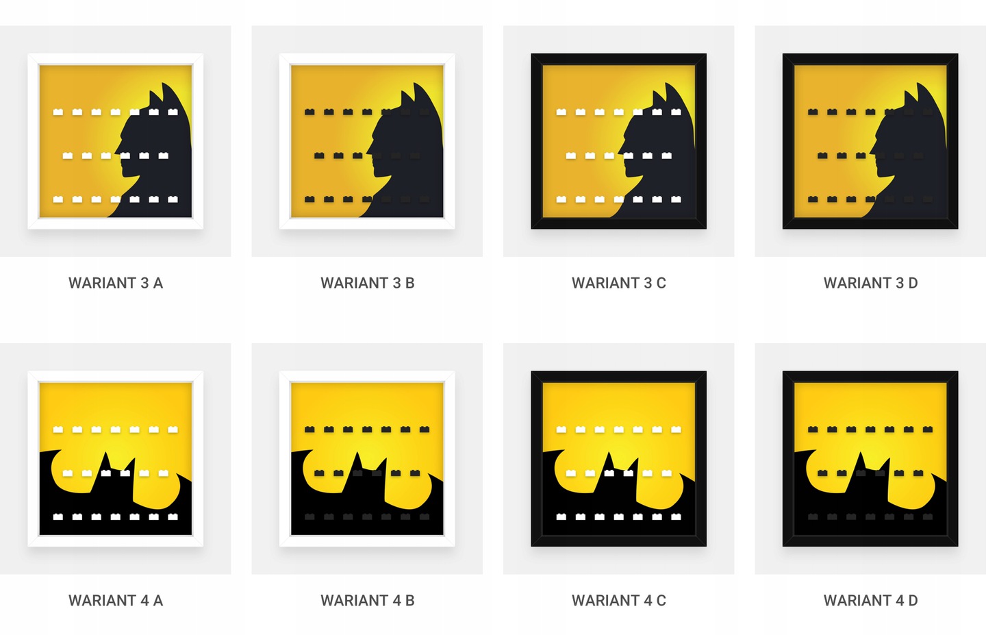 RAMKA DO LEGO MINIFIGURES 71017 BATMAN MOVIE 27CM Seria Inne