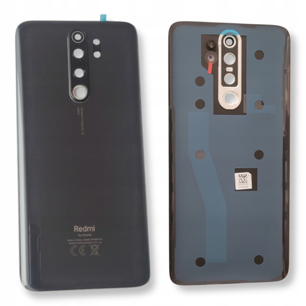 Oryginalna Tylna Klapka Baterii Redmi Note 8 Pro Czarna